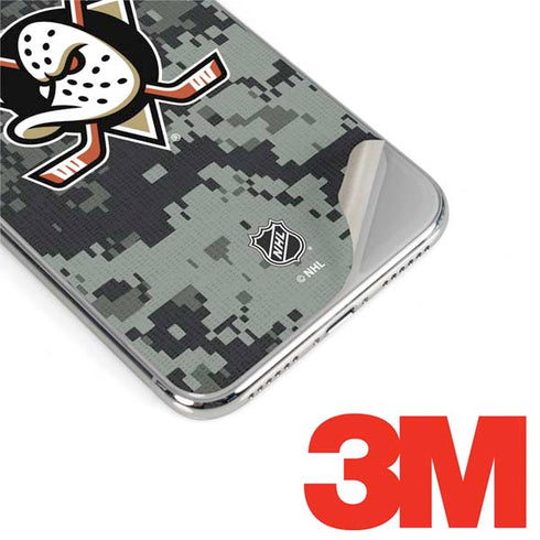 NHL Anaheim Ducks Camo iPhone XS Skin