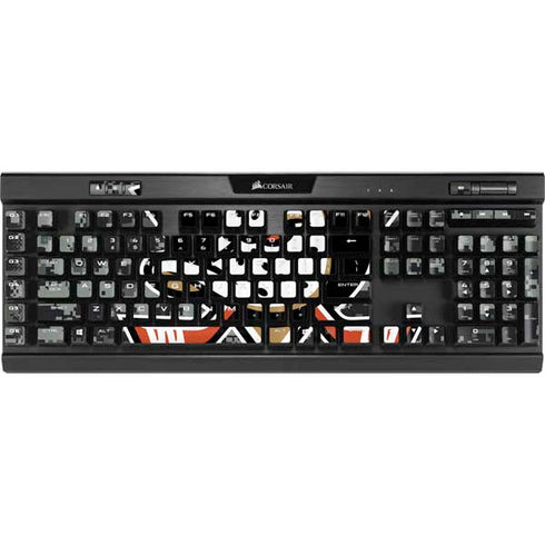 NHL Anaheim Ducks Camo K95 RGB PLATINUM Mechanical Gaming Keyboard Skin