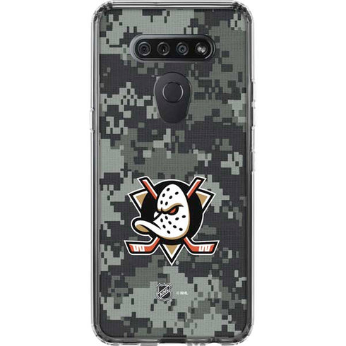 NHL Anaheim Ducks Camo LG K51/Q51 Clear Case