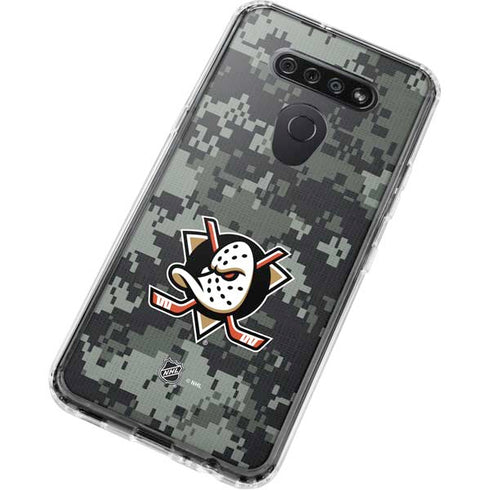 NHL Anaheim Ducks Camo LG K51/Q51 Clear Case