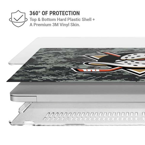 NHL Anaheim Ducks Camo MacBook Air 13in (2020) Case plus Skin