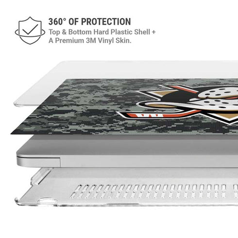 NHL Anaheim Ducks Camo MacBook Air 13in M1 (2021) Case plus Skin