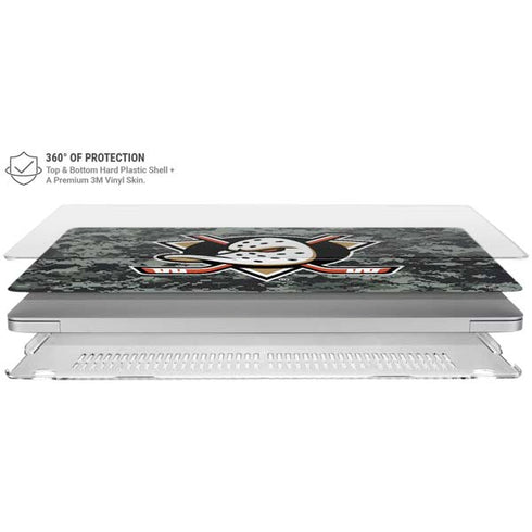 NHL Anaheim Ducks Camo MacBook Air 15in (2023-2025) Case plus Skin
