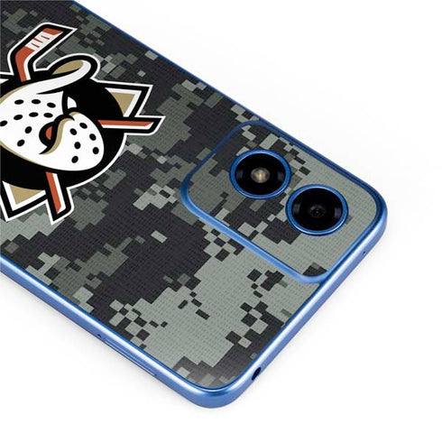 NHL Anaheim Ducks Camo Moto G Play 4G (2024) Skin