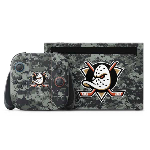 NHL Anaheim Ducks Camo Nintendo Skins