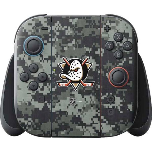 NHL Anaheim Ducks Camo Nintendo Switch 2 (2025) with Joy-Con Skin