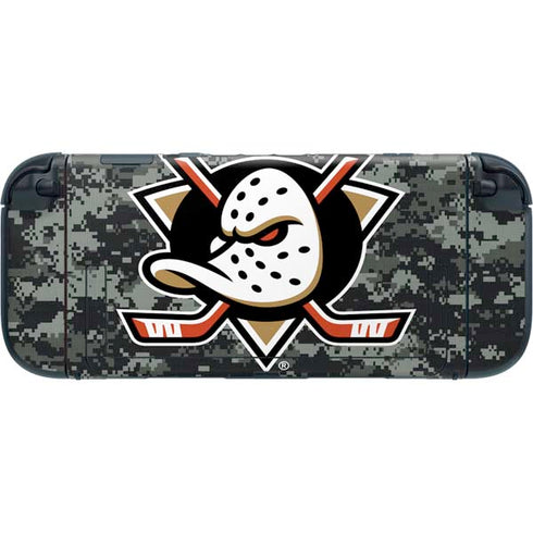 NHL Anaheim Ducks Camo Nintendo Switch 2 (2025) with Joy-Con Skin