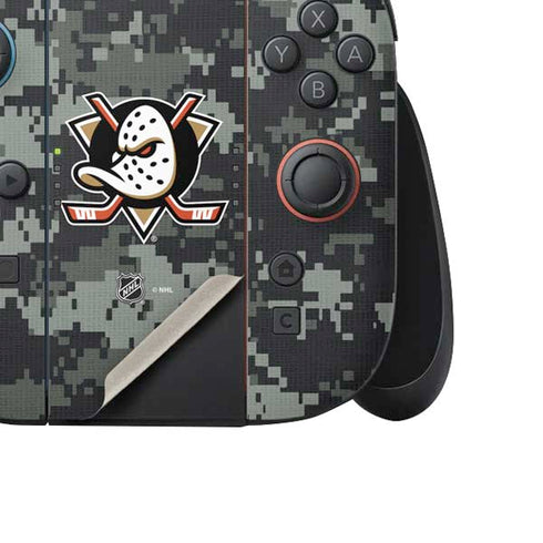 NHL Anaheim Ducks Camo Nintendo Switch 2 (2025) Joy-Con Controller Skin
