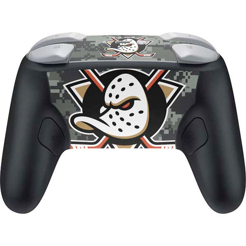 NHL Anaheim Ducks Camo Nintendo Switch 2 (2025) Pro Controller Skin