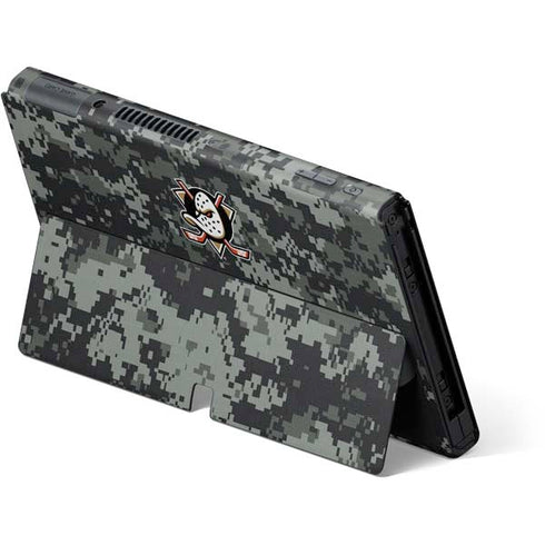NHL Anaheim Ducks Camo Nintendo Switch OLED (2021) Skin