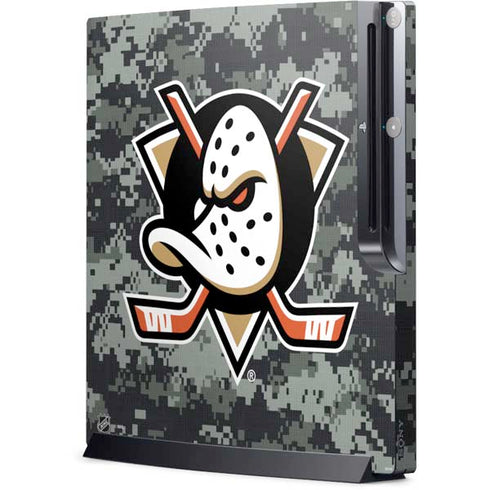 NHL Anaheim Ducks Camo Playstation 3 & PS3 Slim Skin