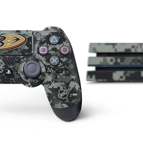 NHL Anaheim Ducks Camo PS4 Pro Bundle Skin