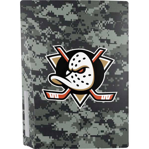 NHL Anaheim Ducks Camo PS5 Console Skin