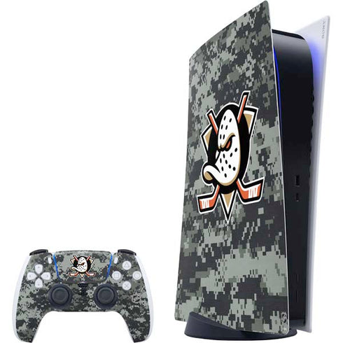 NHL Anaheim Ducks Camo PS5 Digital Edition Bundle Skin