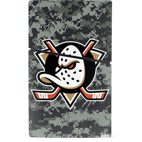 NHL Anaheim Ducks Camo PS5 Slim Digital Edition Console Skin