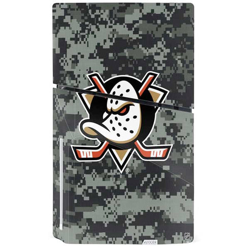 NHL Anaheim Ducks Camo PS5 Slim Disk Bundle Skin