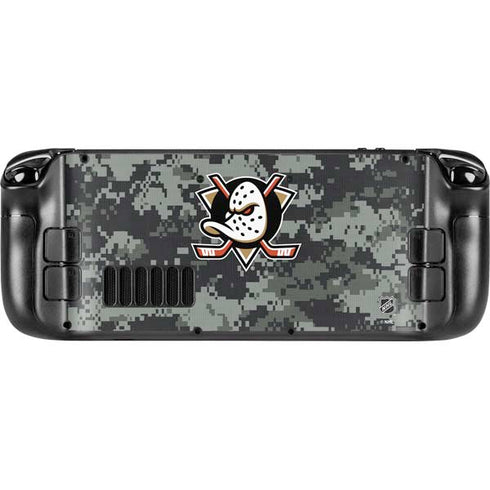 NHL Anaheim Ducks Camo Steam Deck Handheld Gaming Computer OLED Skin