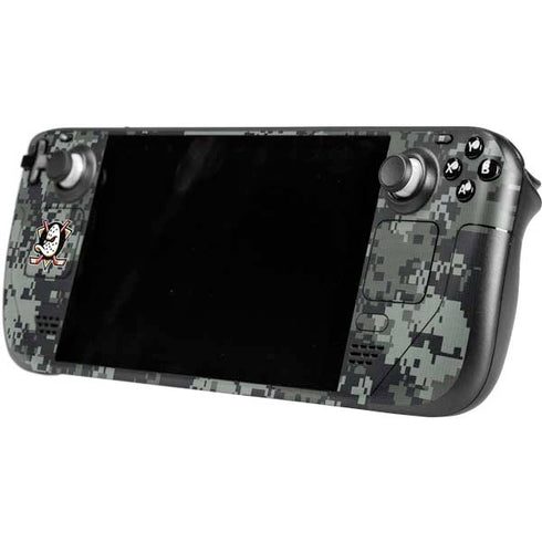 NHL Anaheim Ducks Camo Steam Deck Handheld Gaming Computer Skin