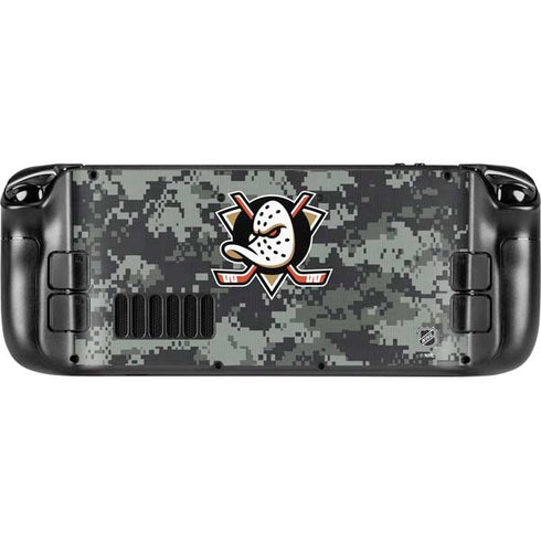 NHL Anaheim Ducks Camo Steam Deck Handheld Gaming Computer Skin