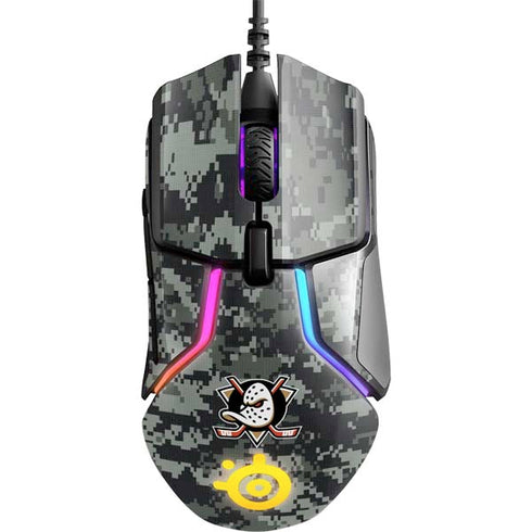 NHL Anaheim Ducks Camo SteelSeries Rival 600 Gaming Mouse Skin