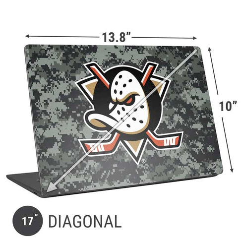 NHL Anaheim Ducks Camo Universal Laptop 17in (13.8 x 10in) Skin