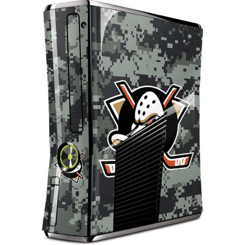 NHL Anaheim Ducks Camo Xbox 360 Slim (2010) Skin