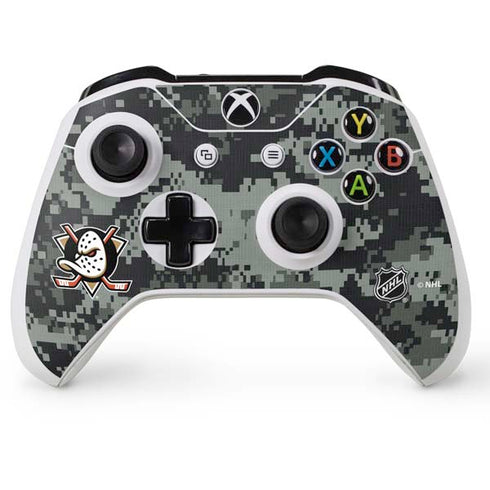 NHL Anaheim Ducks Camo Xbox One S Console and Controller Bundle Skin