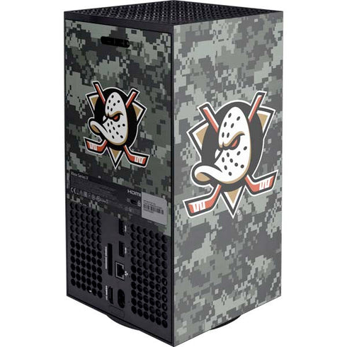 NHL Anaheim Ducks Camo Xbox Series X Console Skin