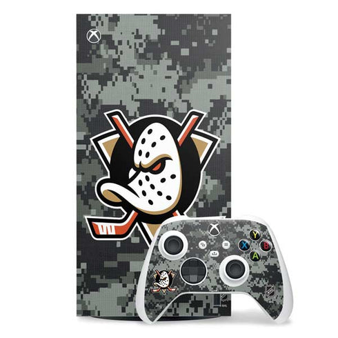 NHL Anaheim Ducks Camo XBox Series X Digital Edition Bundle Skin