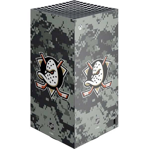 NHL Anaheim Ducks Camo XBox Series X Digital Edition Console Skin