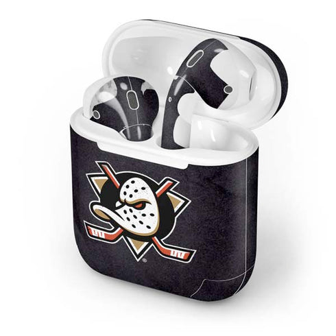 NHL Anaheim Ducks Distressed Apple AirPods Skin