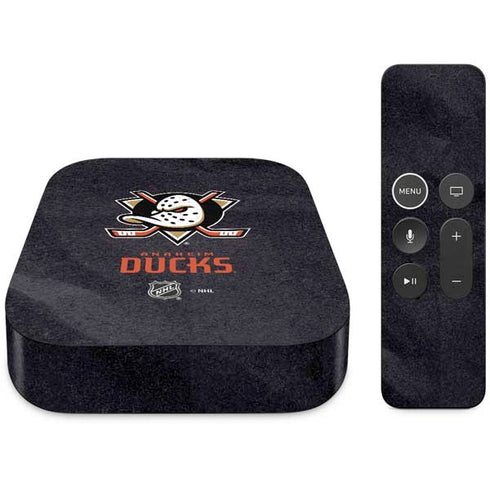 NHL Anaheim Ducks Distressed Apple TV Skin