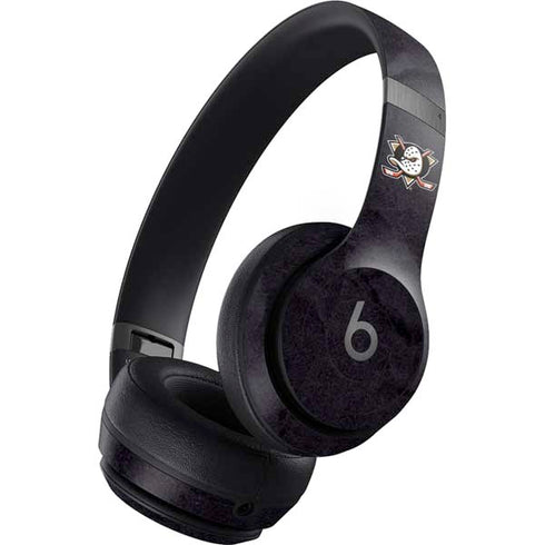 NHL Anaheim Ducks Distressed Beats Solo 4 Wireless Headphones Skin
