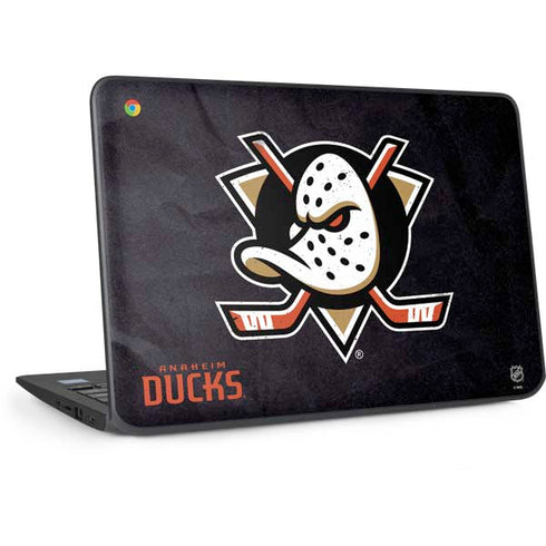 NHL Anaheim Ducks Distressed HP Chromebook Skin