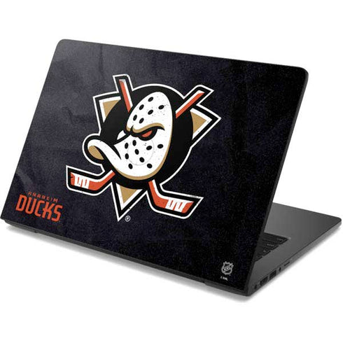 NHL Anaheim Ducks Distressed Dell Chromebook Skin