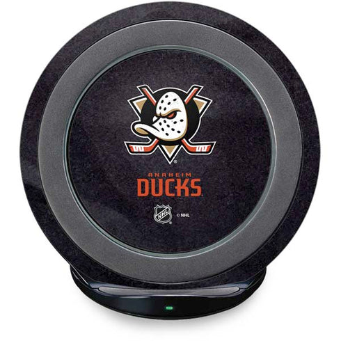NHL Anaheim Ducks Distressed Fast Charge Wireless Charging Stand Skin