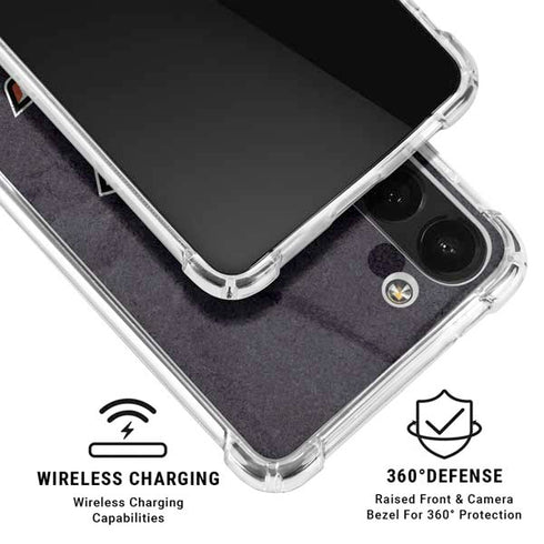NHL Anaheim Ducks Distressed Galaxy A13 5G Clear Case