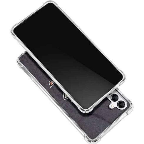 NHL Anaheim Ducks Distressed Galaxy A15 5G Clear Case