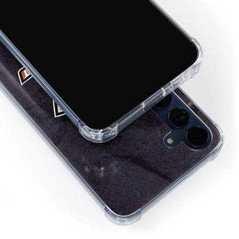 NHL Anaheim Ducks Distressed Galaxy A35 5G Clear Case