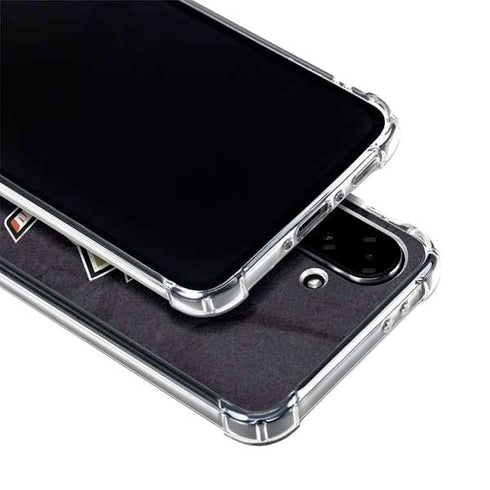 NHL Anaheim Ducks Distressed Galaxy A36 5G Clear Case