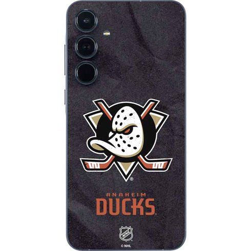 NHL Anaheim Ducks Distressed Galaxy A36 5G Skin