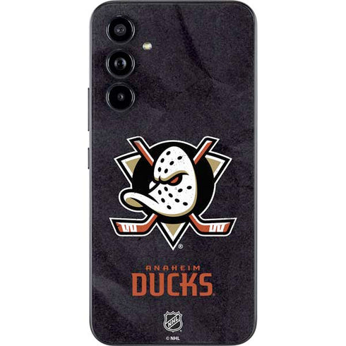 NHL Anaheim Ducks Distressed Galaxy A54 5G Skin