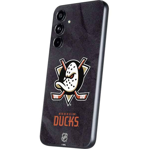 NHL Anaheim Ducks Distressed Galaxy A54 5G Skin
