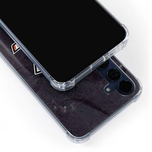 NHL Anaheim Ducks Distressed Galaxy A55 5G Clear Case