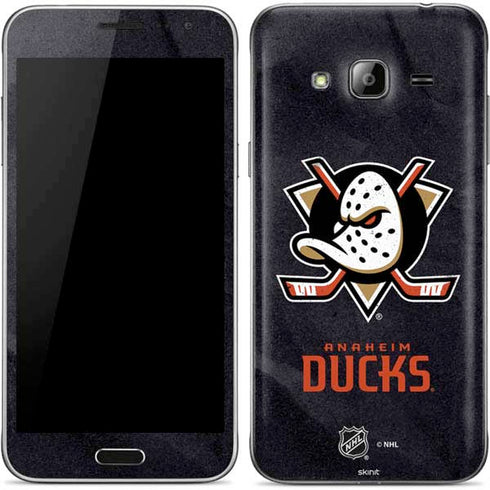NHL Anaheim Ducks Distressed Galaxy J3 Skin