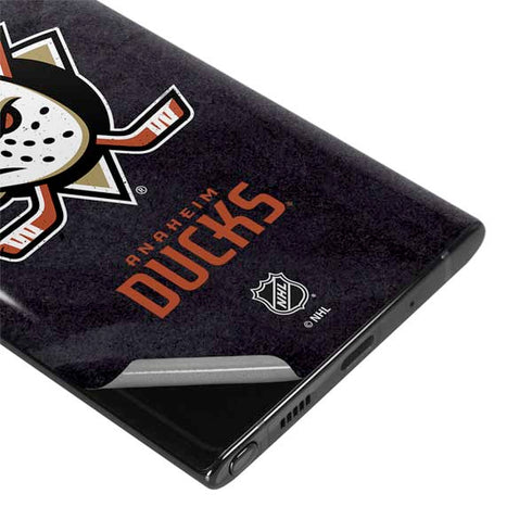 NHL Anaheim Ducks Distressed Galaxy Note 10 Skin