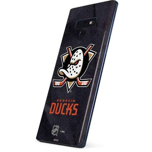 NHL Anaheim Ducks Distressed Galaxy Note 9 Skin
