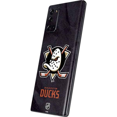 NHL Anaheim Ducks Distressed Galaxy Note20 5G Skin