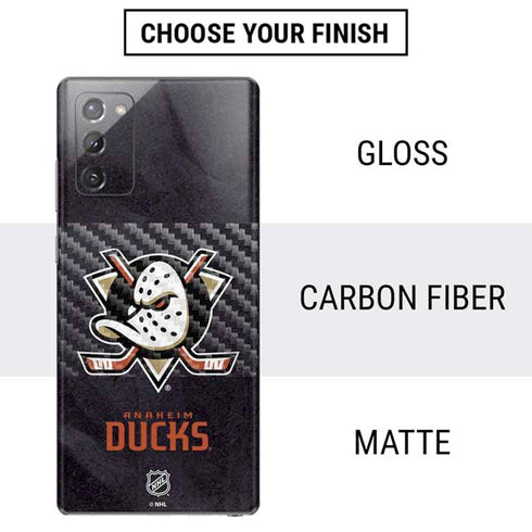 NHL Anaheim Ducks Distressed Galaxy Note20 5G Skin