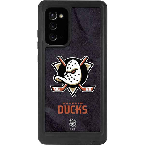 NHL Anaheim Ducks Distressed Galaxy Note20 5G Waterproof Case